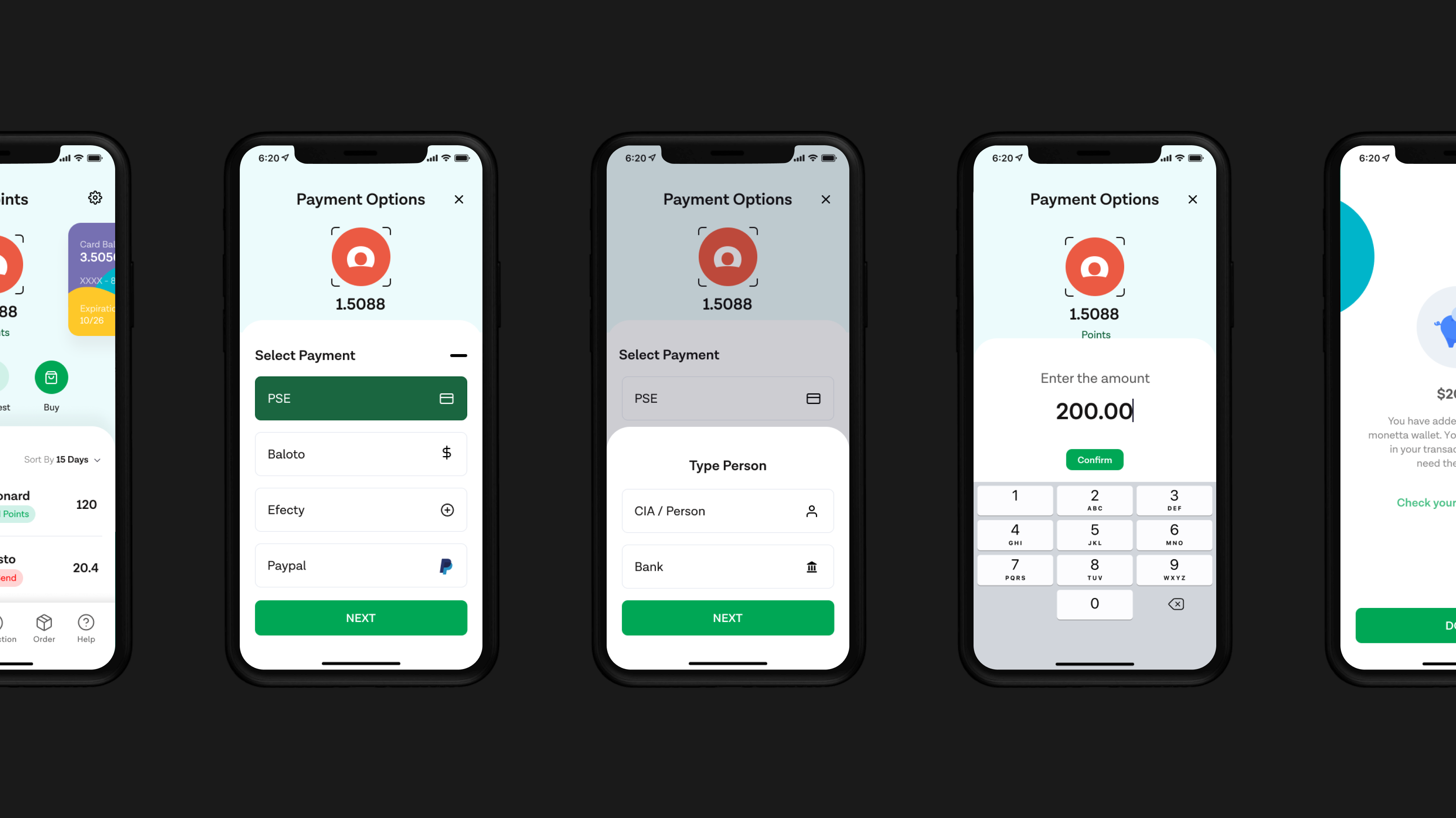 Monetta payment options